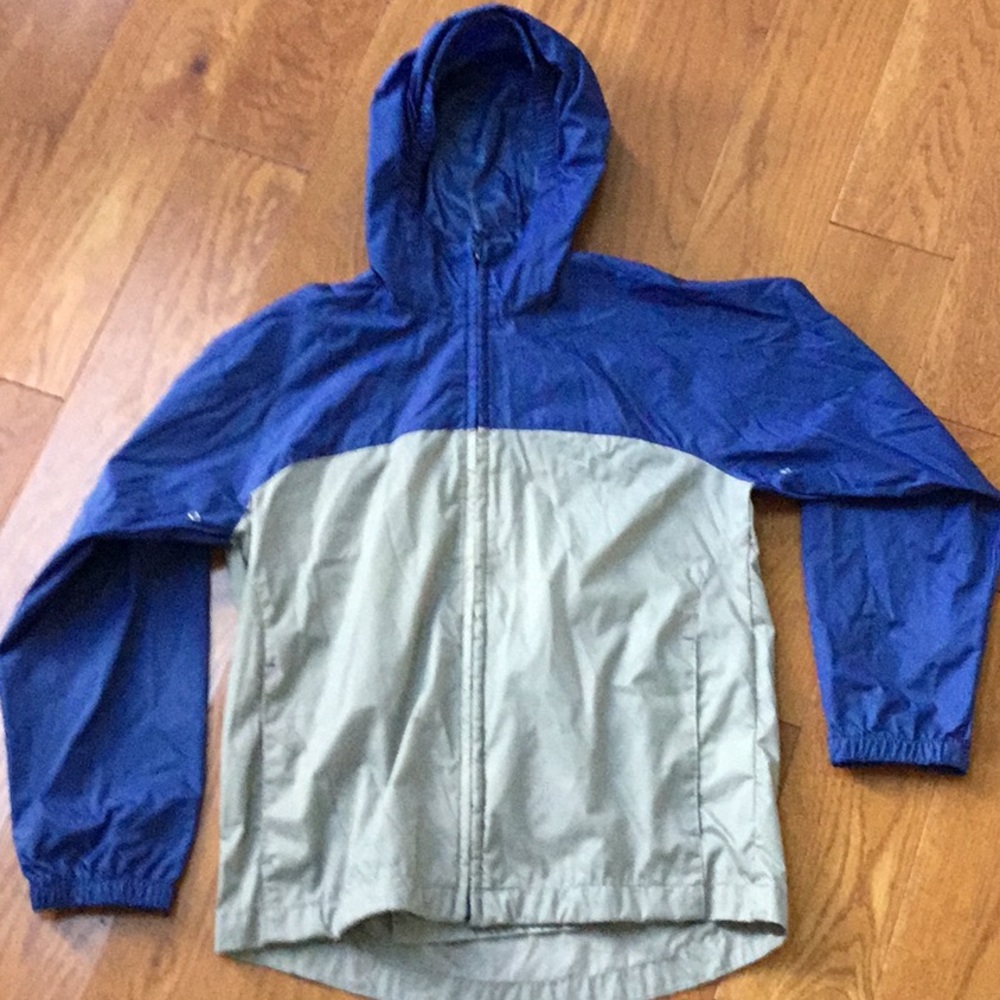 Kids Lands End windbreaker jacket size 7